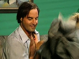 Blonde hottie with big boobs and