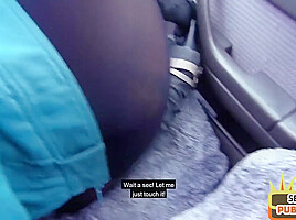 Real public roadhead with pulled bitch