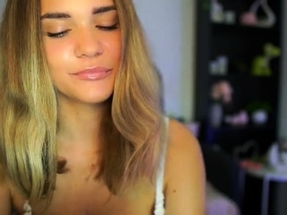 Curly Blonde Teen Records Solo Dildo Masturbation More at