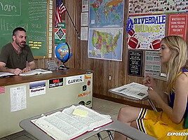 Anastasia Knight – Virgin Cheerleader Gets Fucked In The Ass!