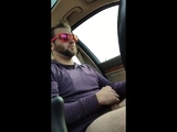 Big-Cock Hunks Play in the Car
