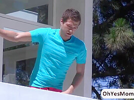 Milf Brandi Hooks Up With A Young Guy