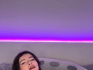 Adrianna’s mammoth fun bags excite, as she plays with